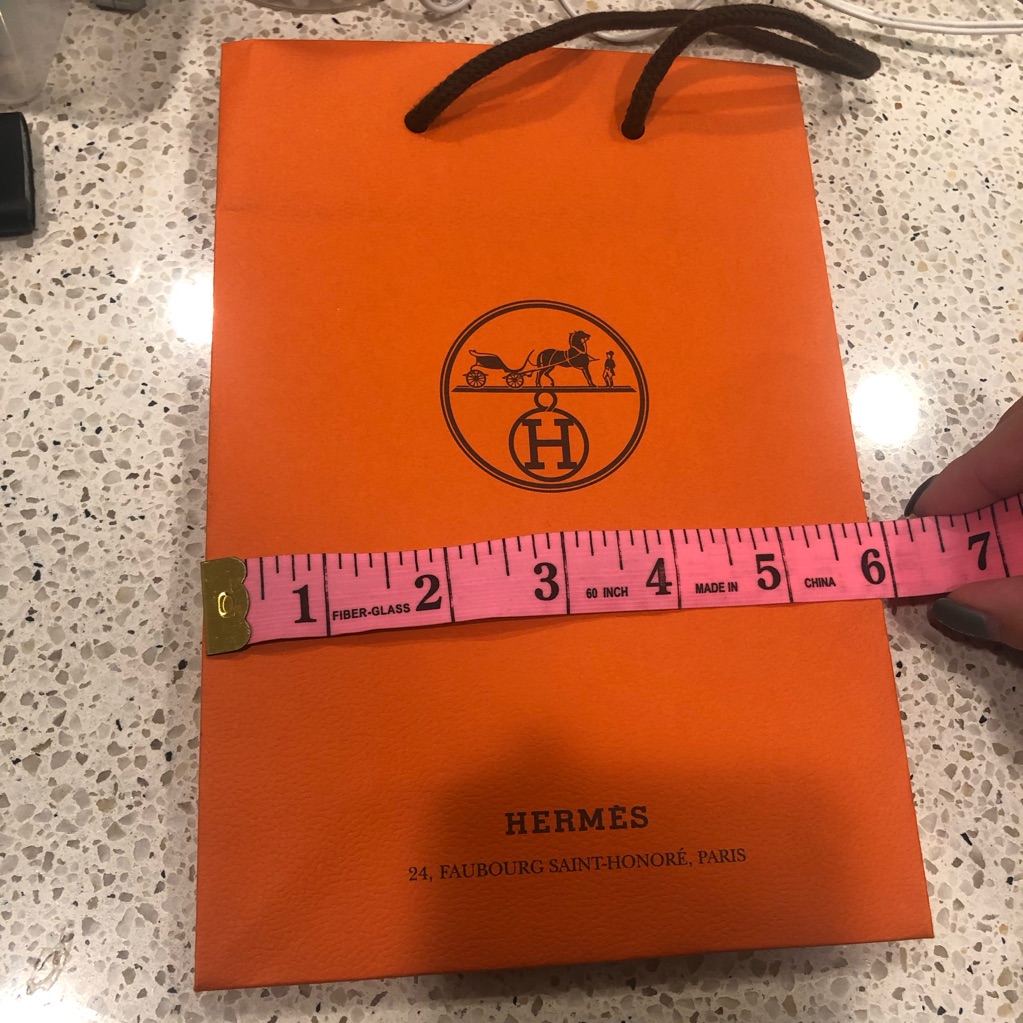Authentic Hermes Shopping Bag